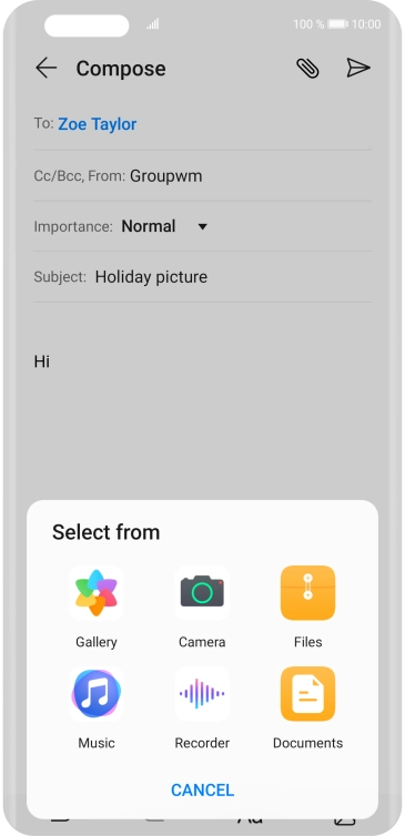 Press Files and go to the required folder.