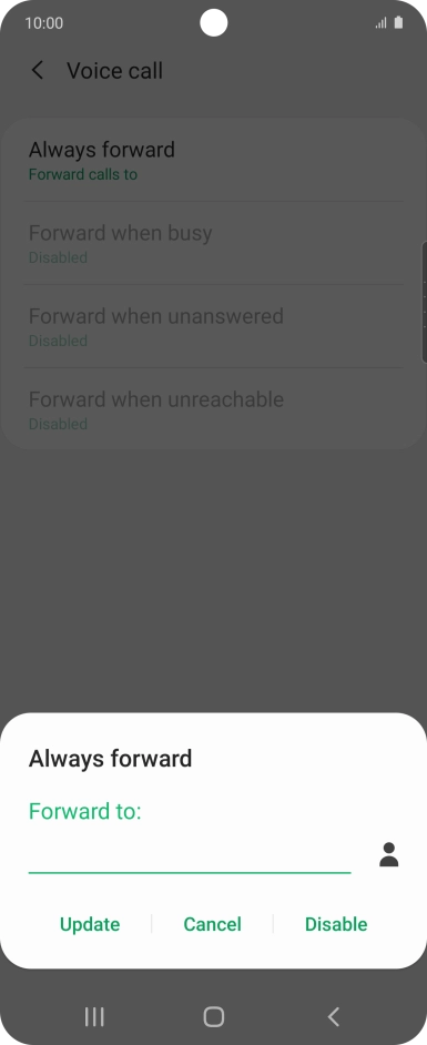 Press Disable.