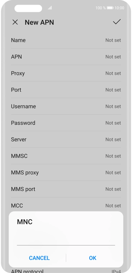 Key in 33 and press OK.