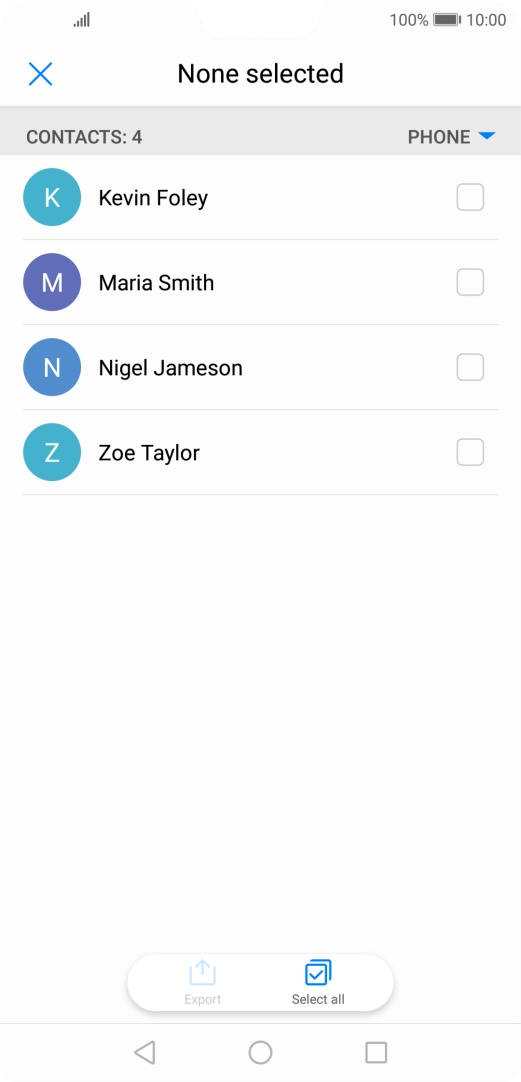 Press Select all.
