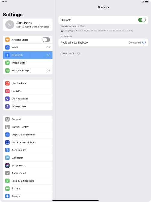 Slide your finger upwards starting from the bottom of the screen to return to the home screen.