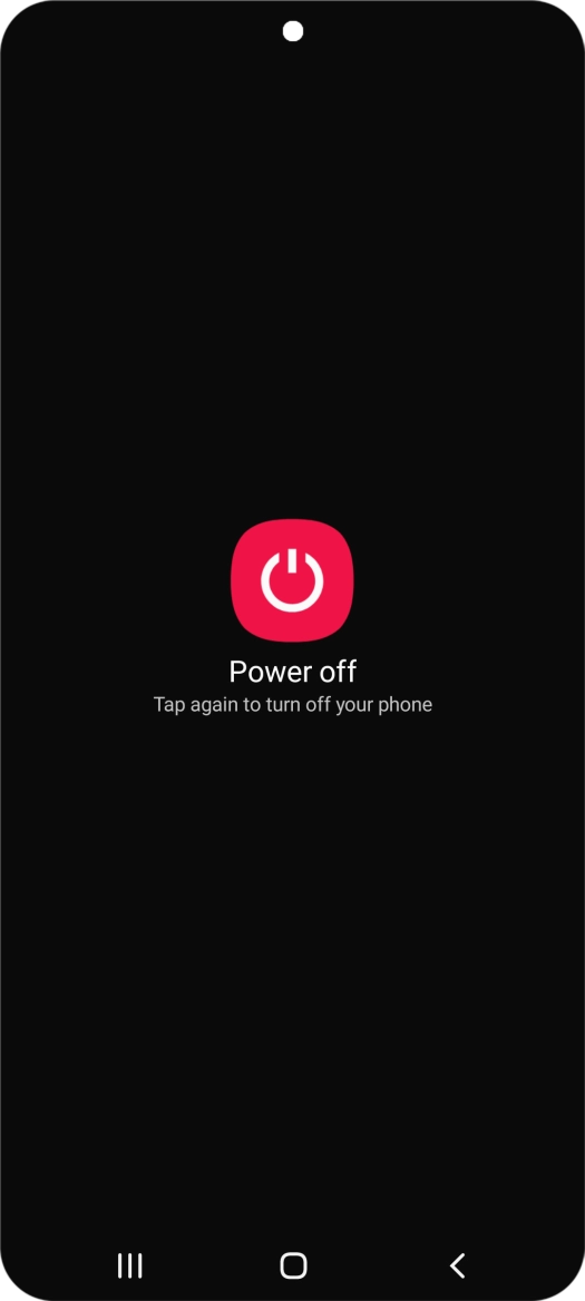 Press Power off.