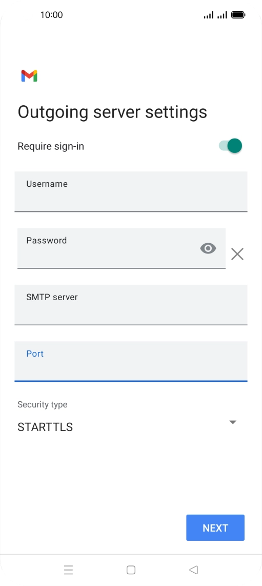 Press the drop down list below 