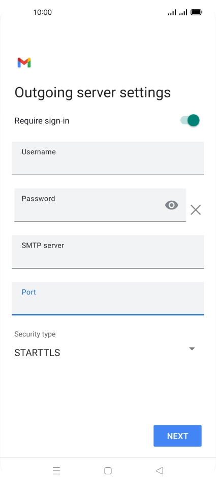 Press the drop down list below 