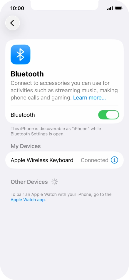 Slide your finger upwards starting from the bottom of the screen to return to the home screen.