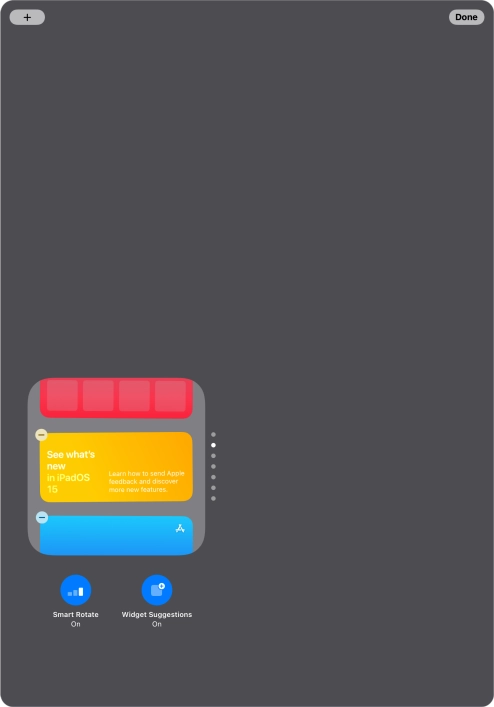 Press Smart Rotate to turn the function on or off.