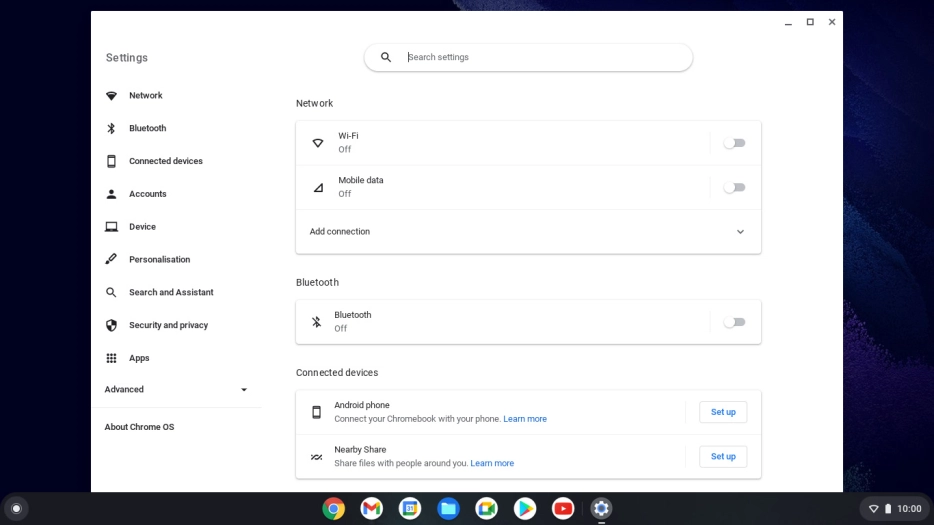 Click the indicator next to 