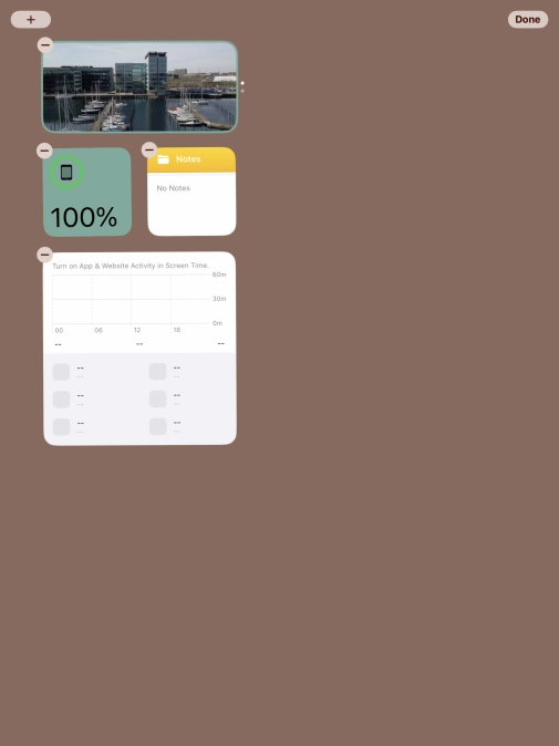 Press the add icon.