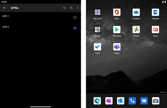 Slide your finger upwards starting from the bottom of the screen to return to the home screen.