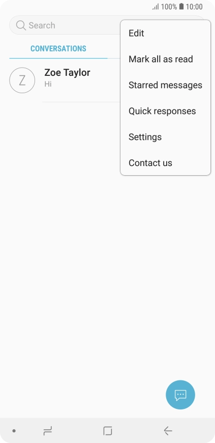 Press Settings.