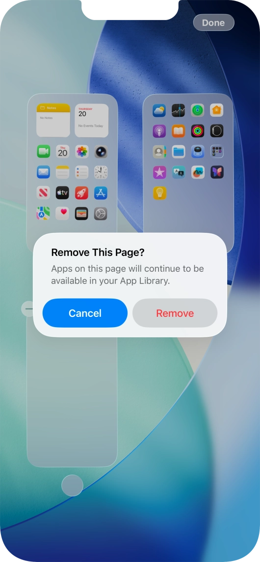 Press Remove.