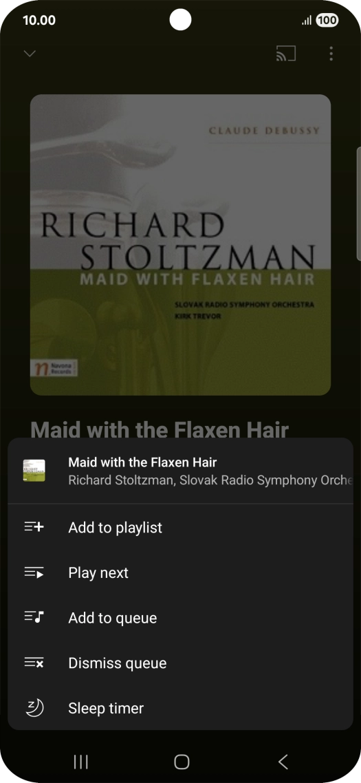 Press the add icon.
