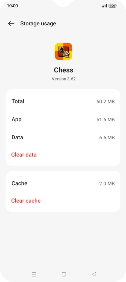 Press Clear cache.