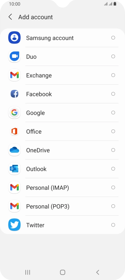 Press Google.