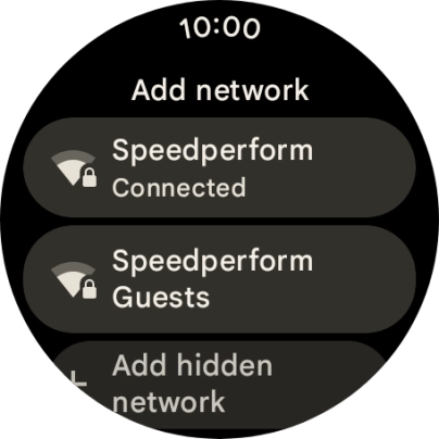 Press the crown to return to the home screen.