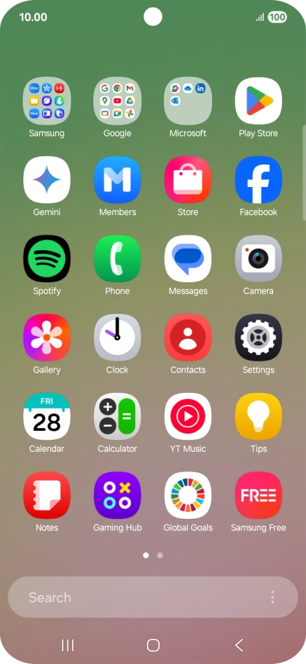 Press Play Store.
