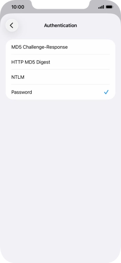 Press Password.