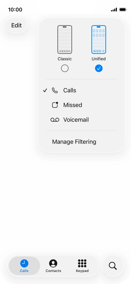 Press Voicemail.