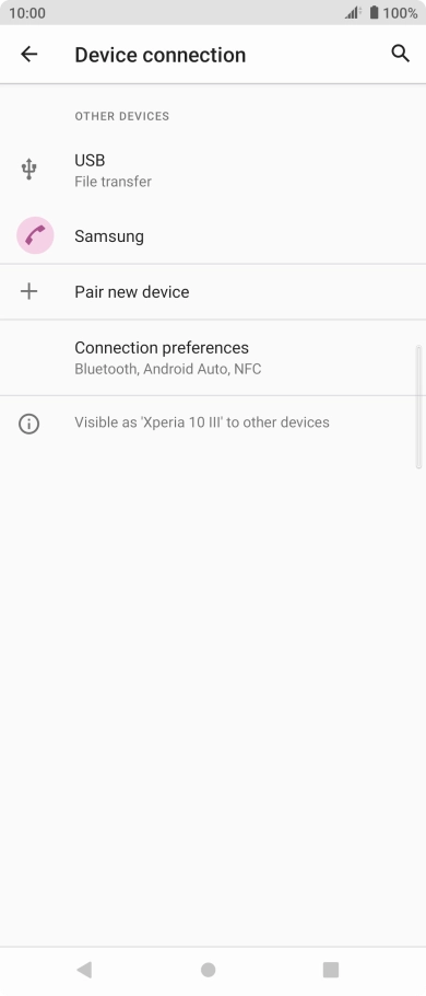 Press the Home key to return to the home screen.