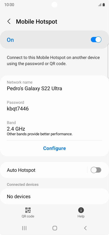 Press the Home key to return to the home screen.