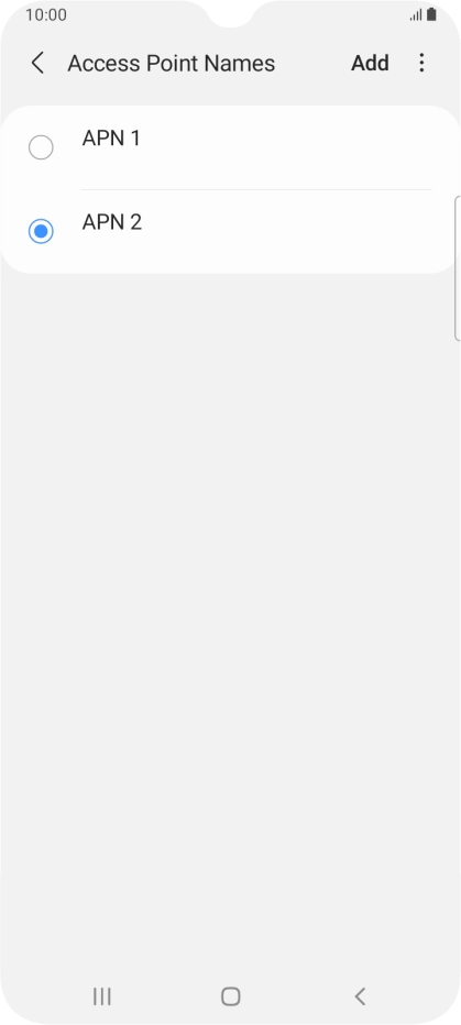 Press the Home key to return to the home screen.