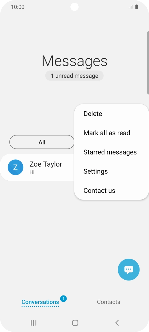 Press Settings.