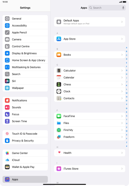 Press App Store.