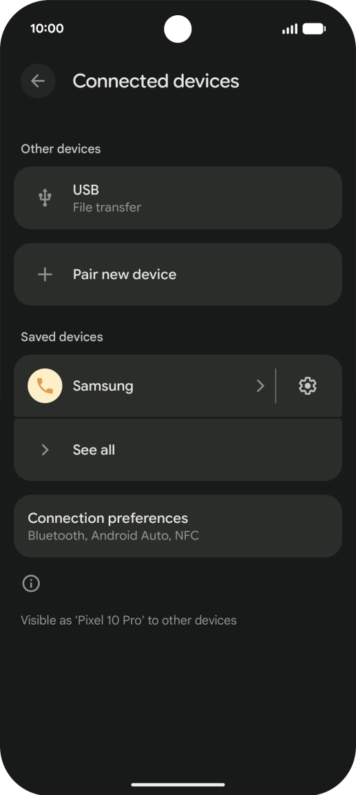 Slide your finger upwards starting from the bottom of the screen to return to the home screen.