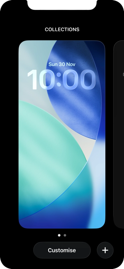 Press the add icon.