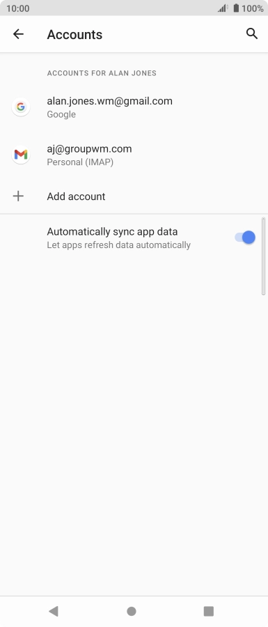 Press the Home key to return to the home screen.