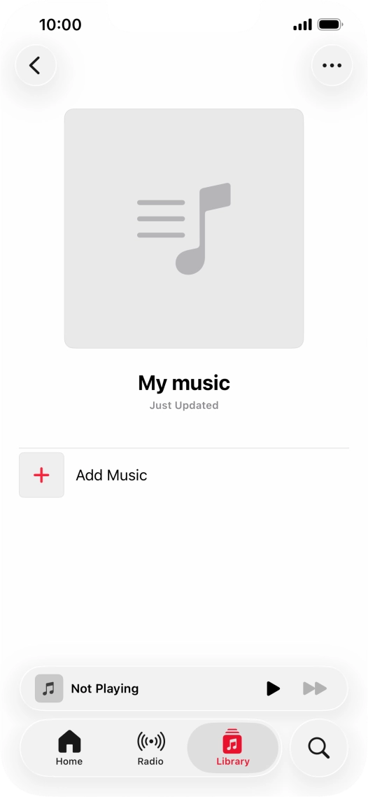 Press Add Music.
