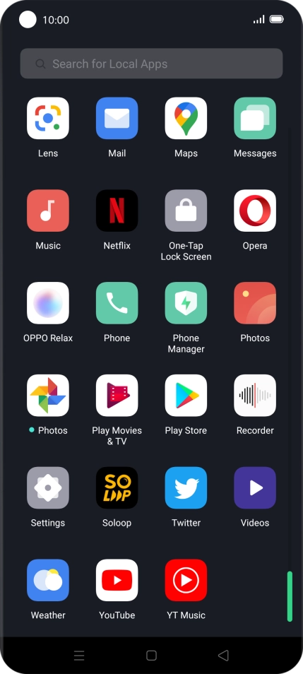 Press Play Store.