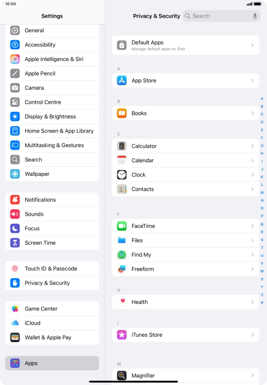 Press App Store.