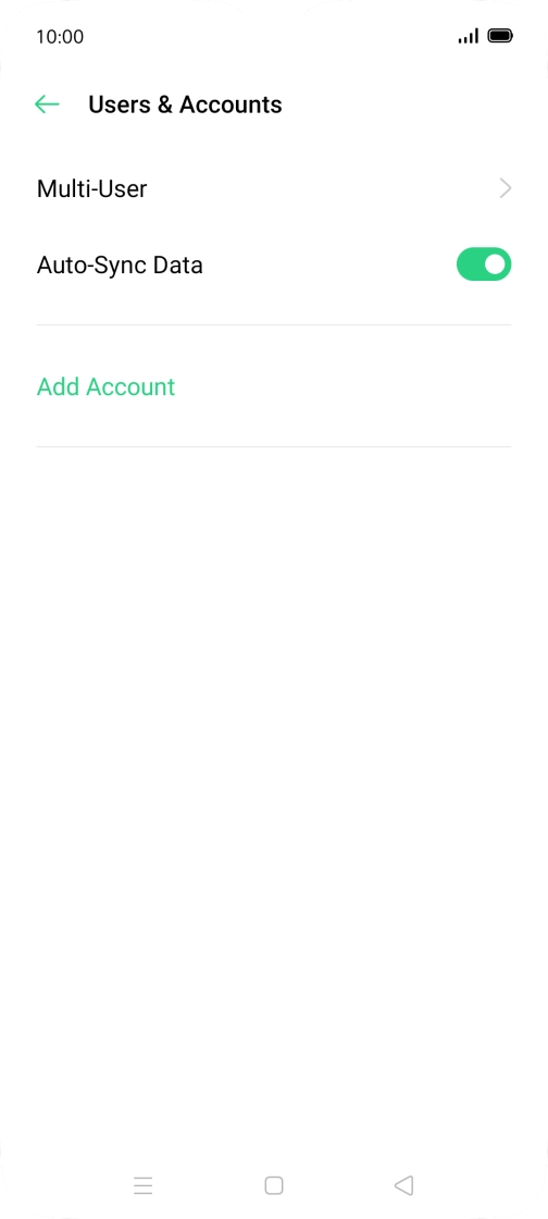 Press Add Account.