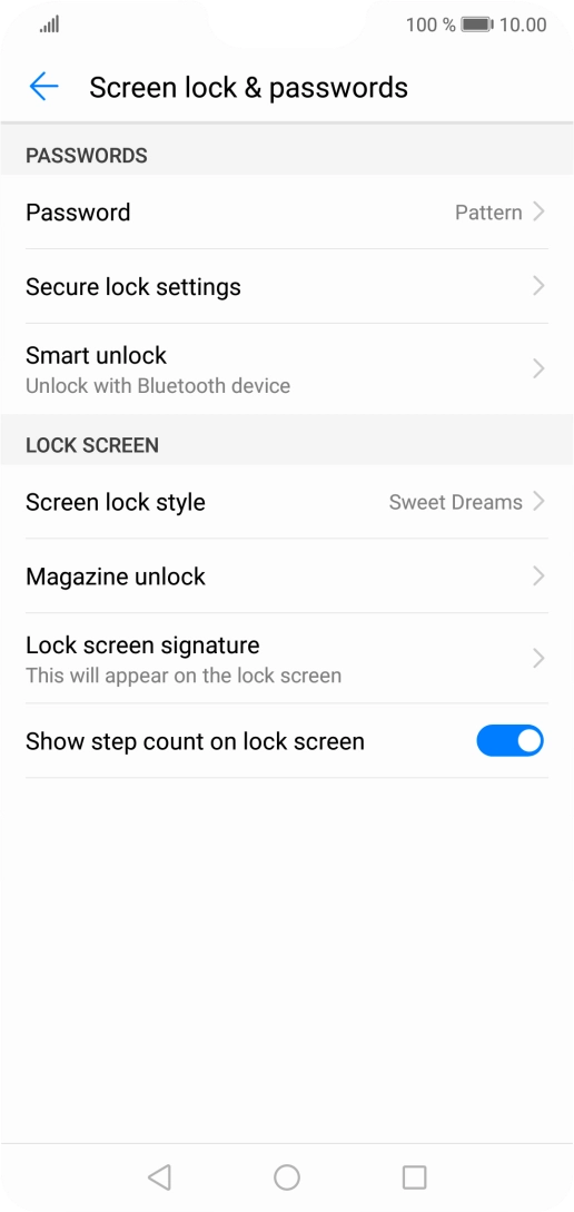 Press Password.