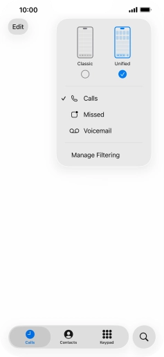 Press Voicemail.