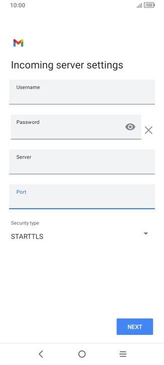 Press the drop down list below 