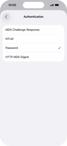 Press Password.