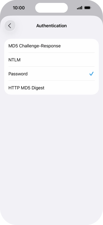 Press Password.