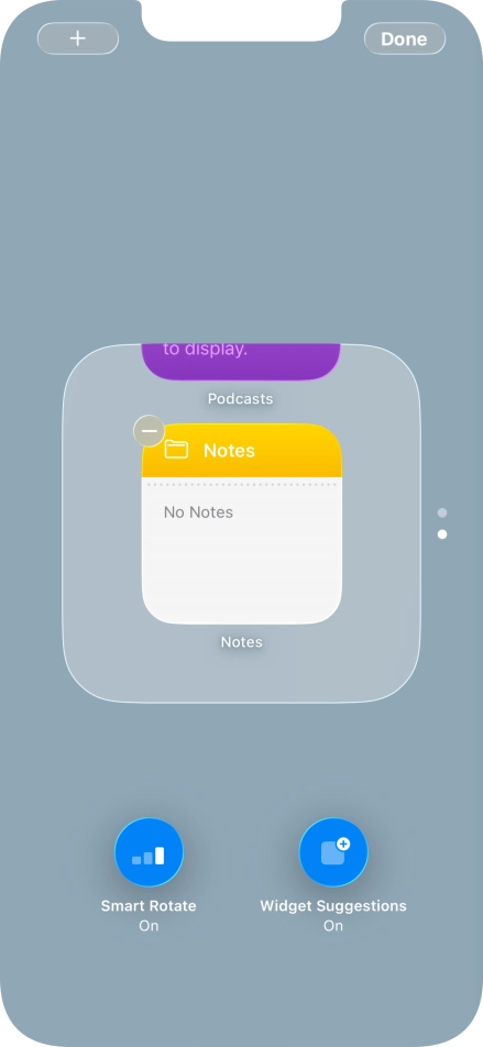 Press Smart Rotate to turn the function on or off.