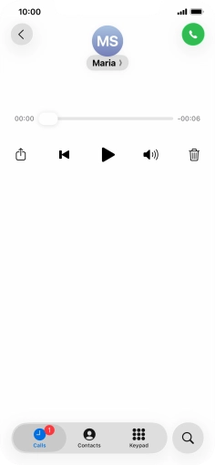 Press the play icon.