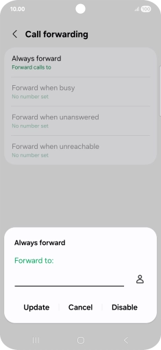 Press Disable.