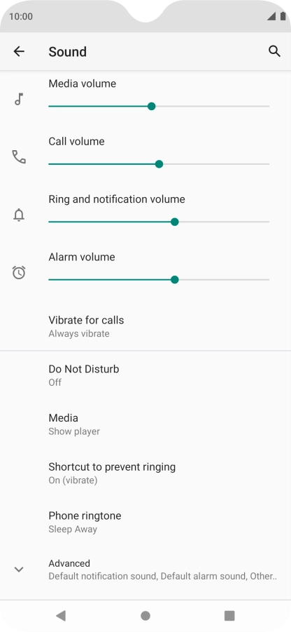 Press the Home key to return to the home screen.