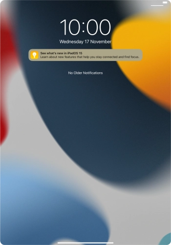 Press the required notification and follow the instructions on the screen to use the selected function.
