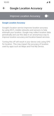If you press the indicator next to 