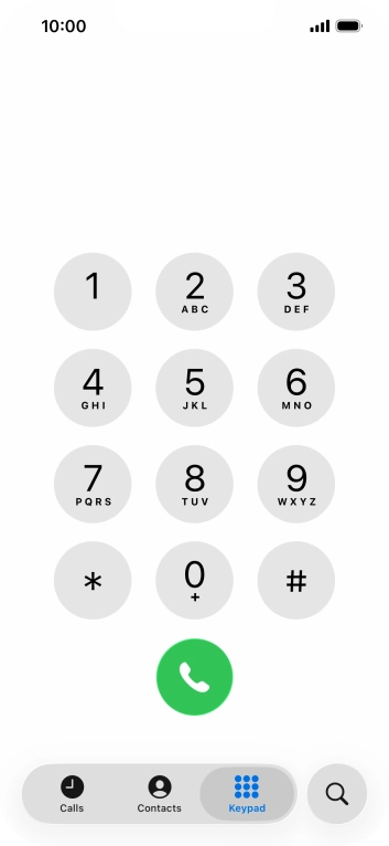 Key in **21*222# and press the call icon.