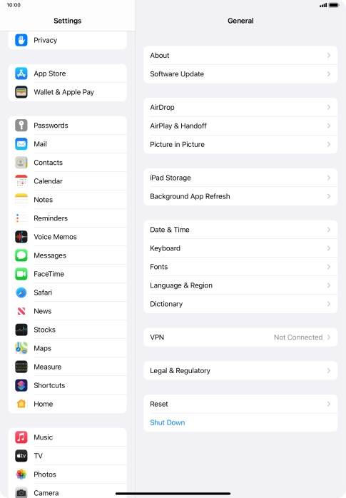 Press App Store.