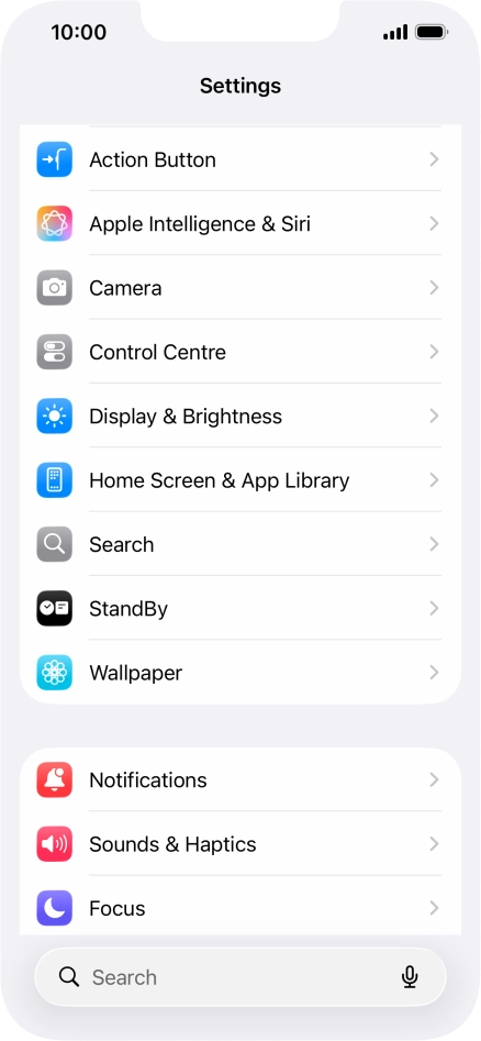 Press Home Screen & App Library.