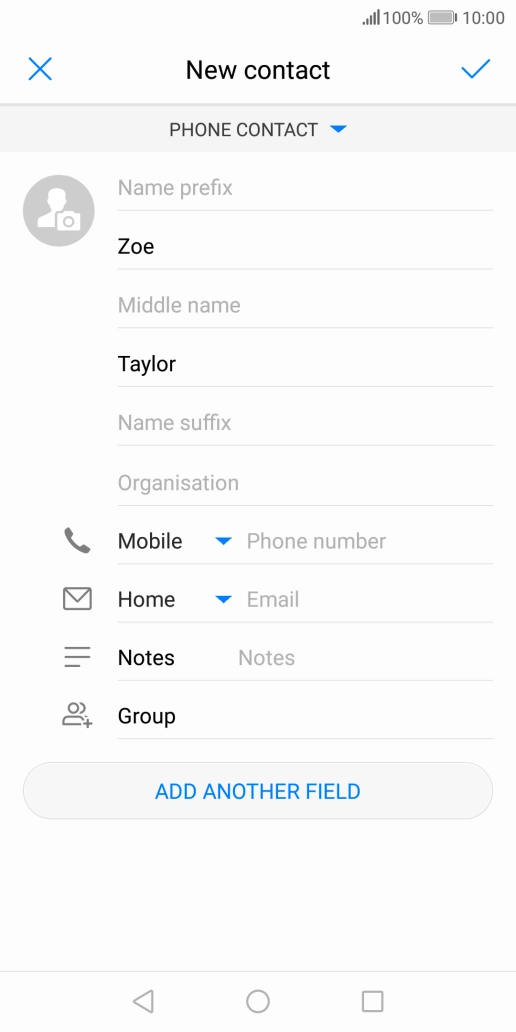 Press Phone number and key in the required phone number.