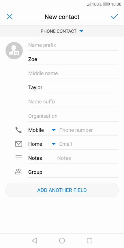 Press Phone number and key in the required phone number.